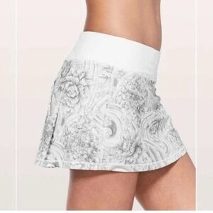 Lululemon Athletica White Mini Skater Skirt